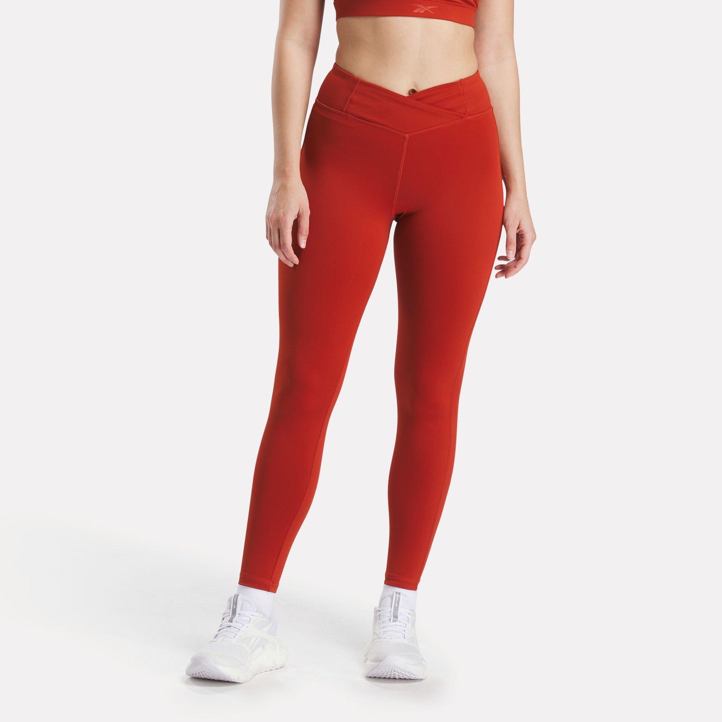 Reebok Apparel Women Lux High-Rise Tights BURNT RED