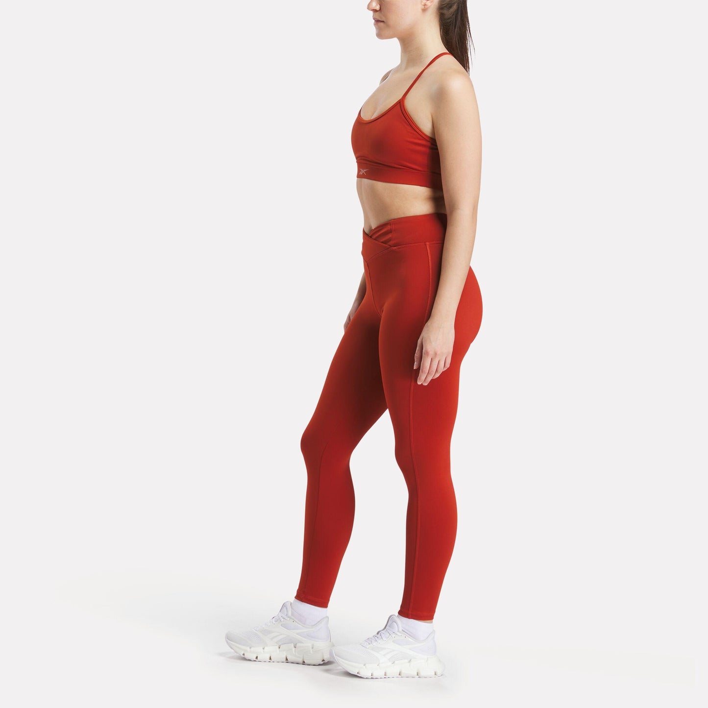 Reebok Apparel Women Lux High-Rise Tights BURNT RED
