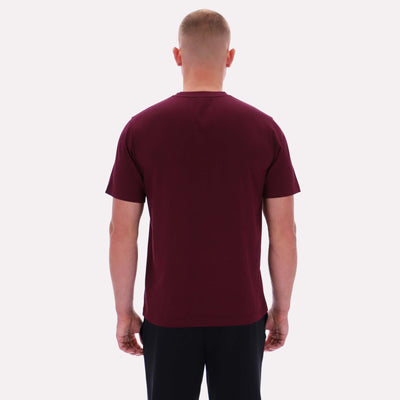 Reebok Apparel Men Core Essentials T-Shirt BLACK CHERRY