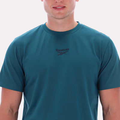 Reebok Apparel Men Core Essentials T-Shirt RETRO TEAL