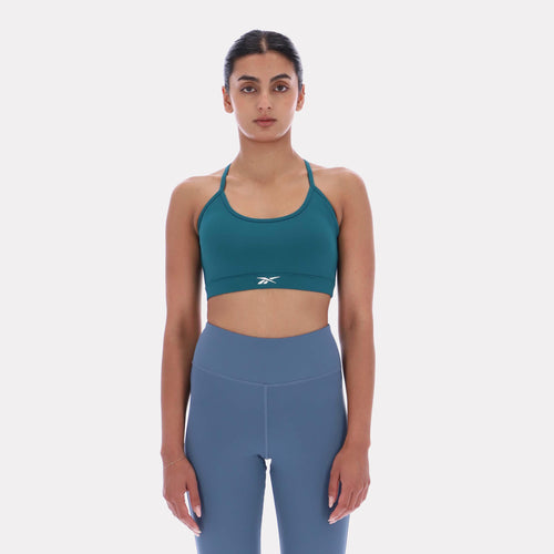 Reebok Apparel Women Everyday Strappy Sports Bra RETRO TEAL