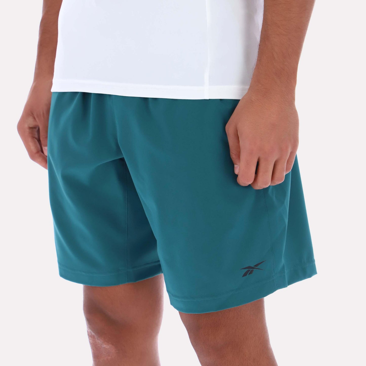 Reebok Apparel Men Workout Ready Woven Shorts RETRO TEAL