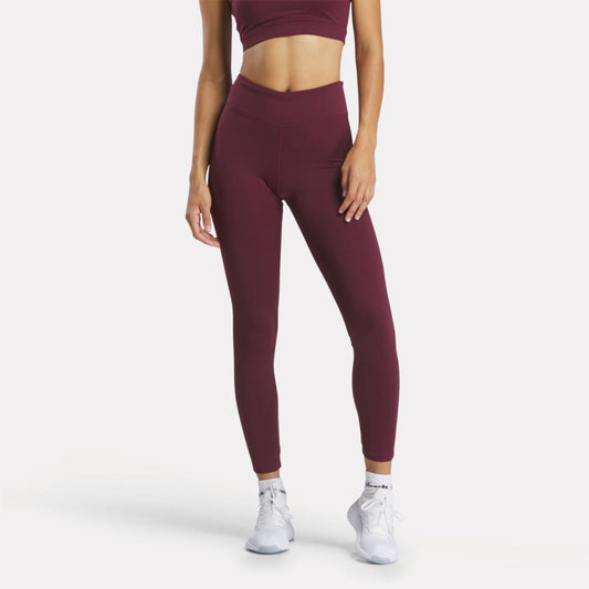Reebok Apparel Women Lux High-Rise Tights BLACK CHERRY