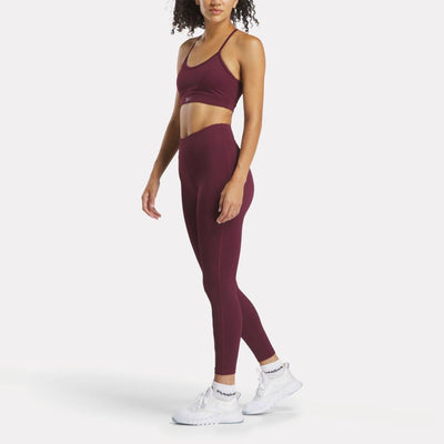 Reebok Apparel Women Lux High-Rise Tights BLACK CHERRY