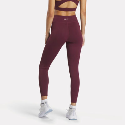 Reebok Apparel Women Lux High-Rise Tights BLACK CHERRY