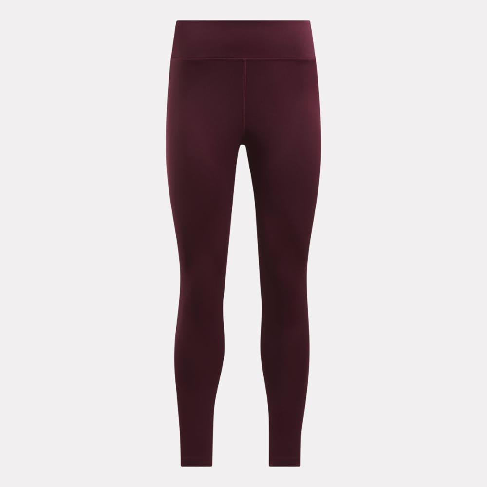 Reebok Apparel Women Lux High-Rise Tights BLACK CHERRY