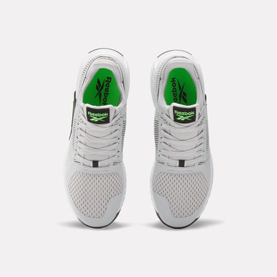 Reebok Footwear Men Flip Charge Training Shoes PURE GREY 2 /SOLAR LIME