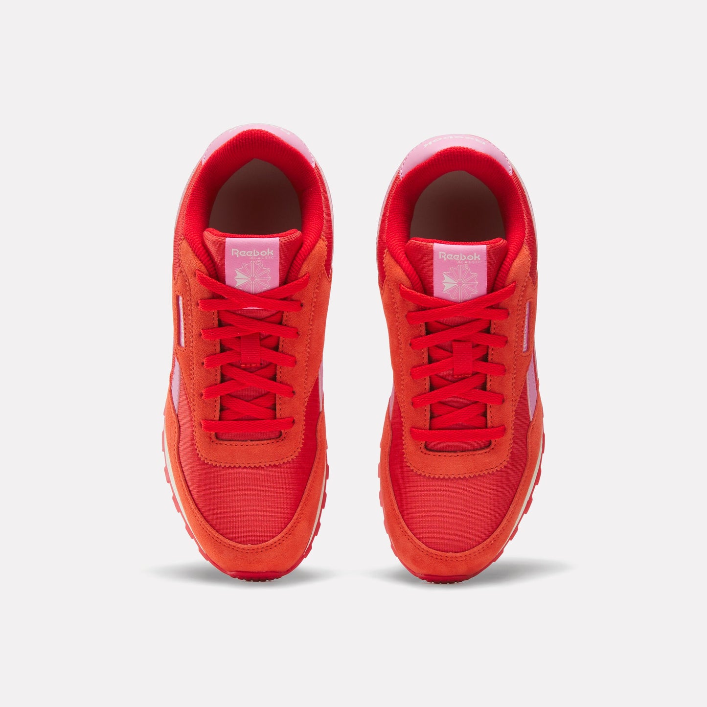 REEBOK FOOTWEAR KIDS Classic AZ Shoes - Grade School SPORTRED/PLAYFULPINK/CHALK