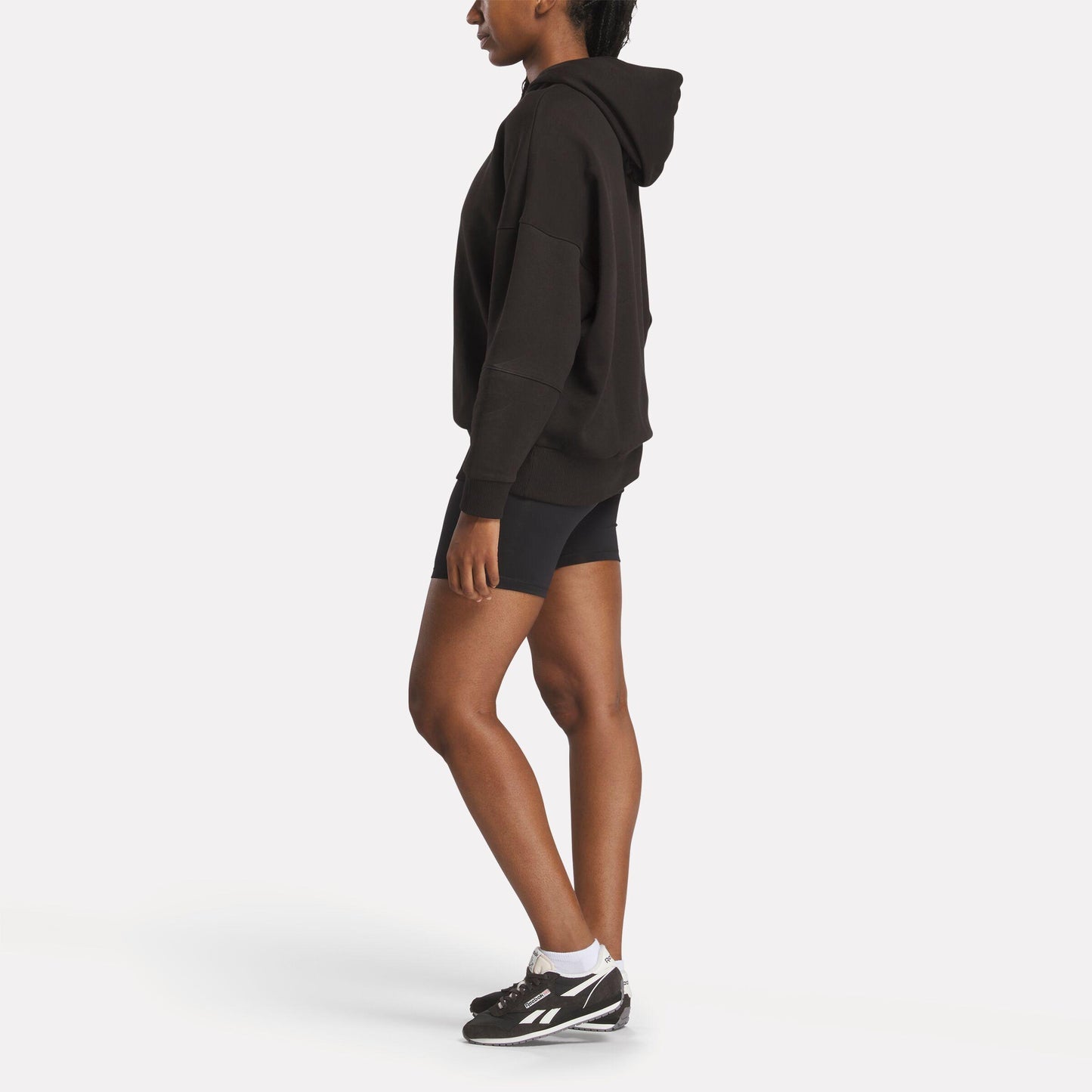 Reebok Apparel Women Lux Oversized Hoodie BLACK