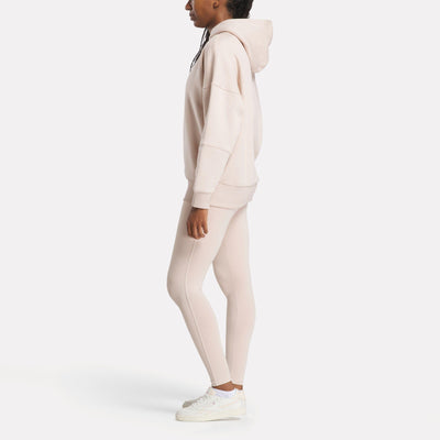 Reebok Apparel Women Lux Oversized Hoodie MUTED CLAY