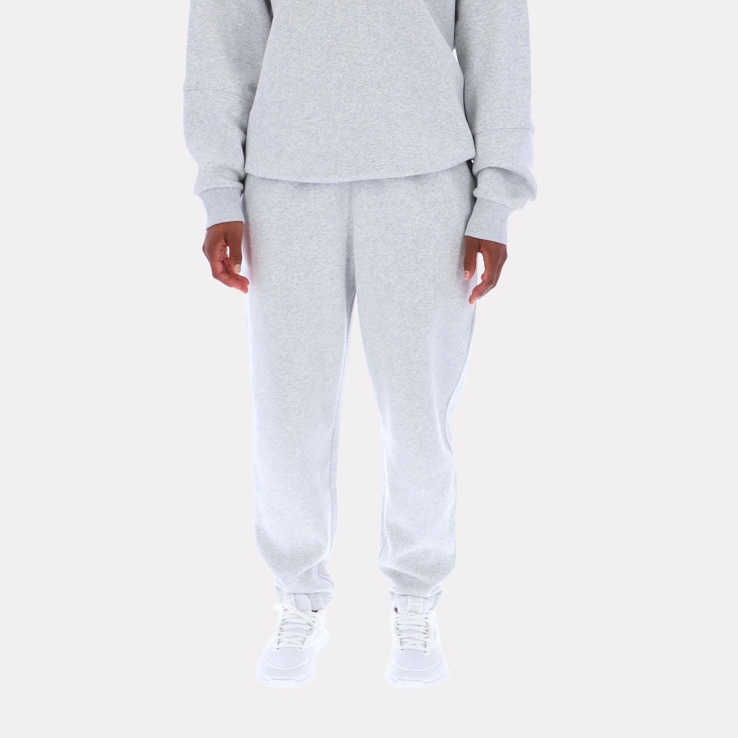 Reebok Apparel Women Lux Fleece Sweatpants SILVER MARL