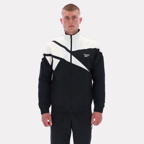 Reebok Apparel Men Classics Vector Track Jacket BLACK/CLASSIC WHITE