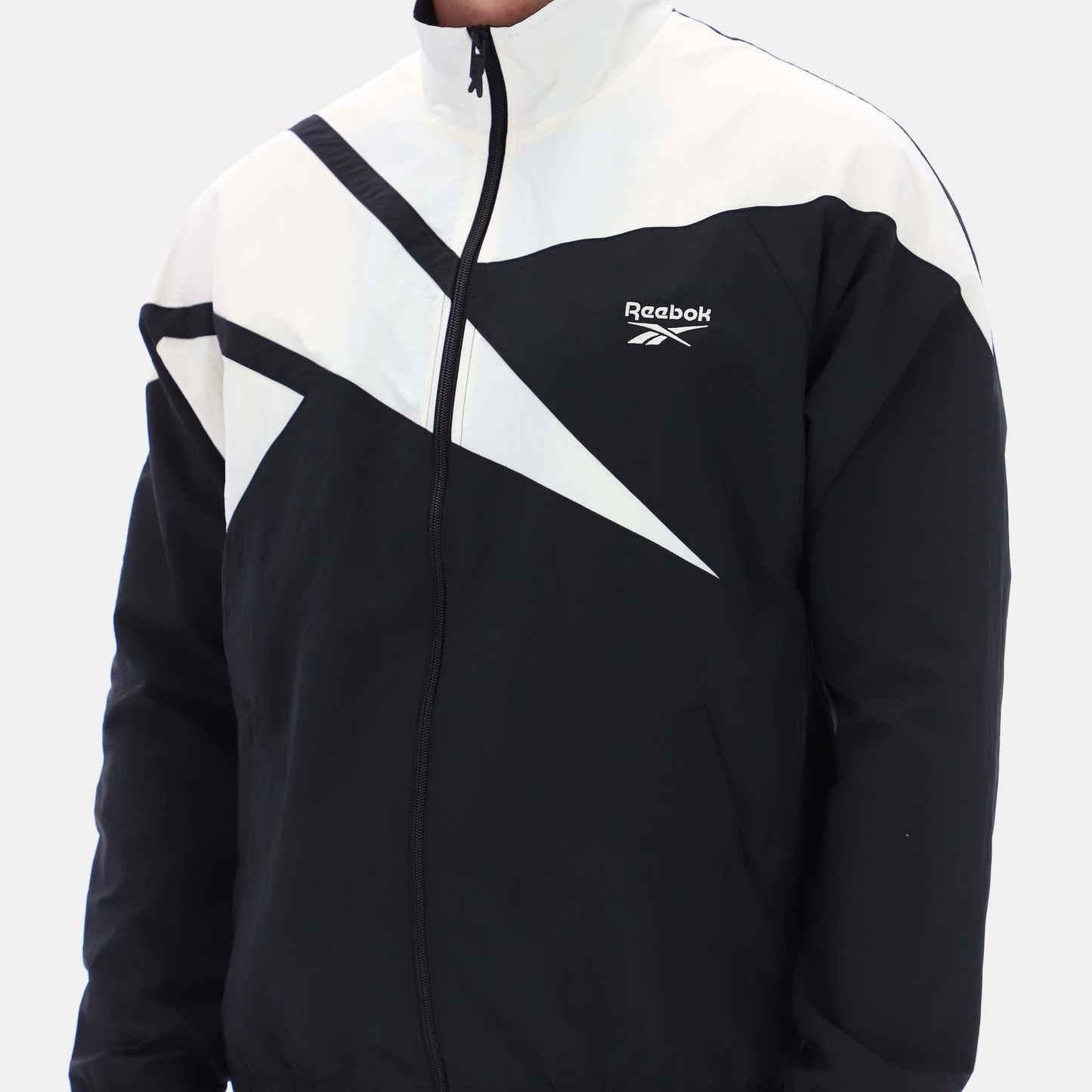 Reebok Apparel Men Classics Vector Track Jacket BLACK/CLASSIC WHITE