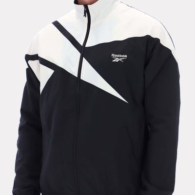 Reebok Apparel Men Classics Vector Track Jacket BLACK/CLASSIC WHITE