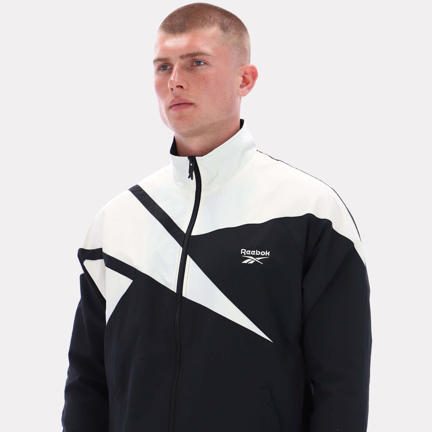 Reebok Apparel Men Classics Vector Track Jacket BLACK/CLASSIC WHITE