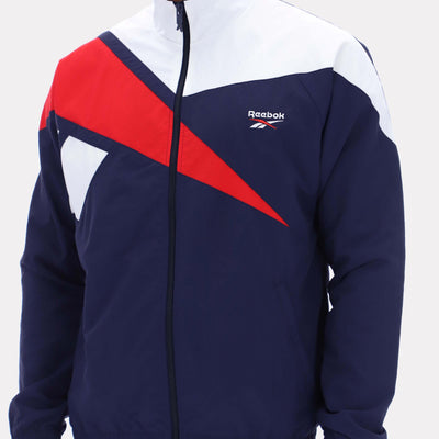 Reebok Apparel Men Classics Vector Track Jacket NAVY/WHITE