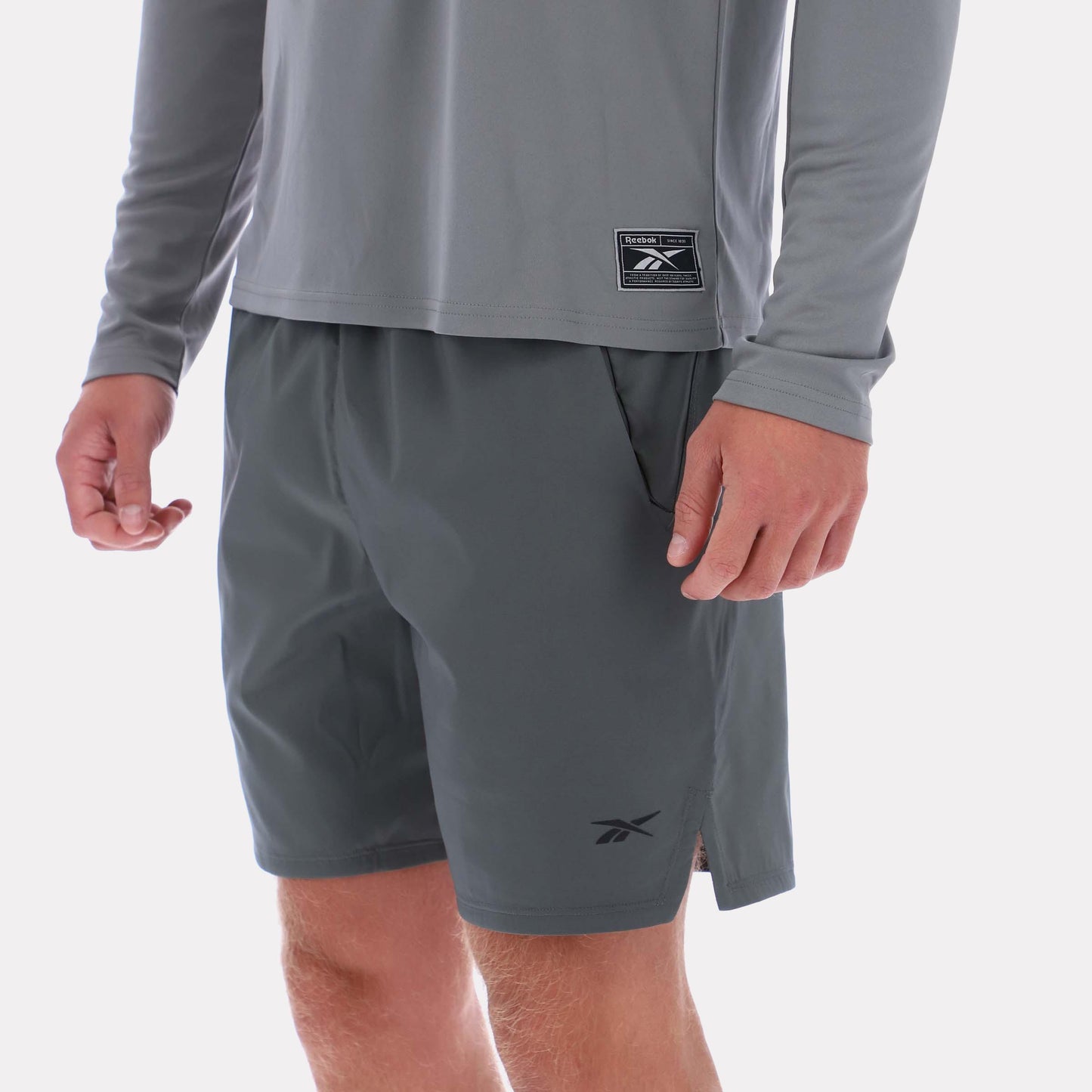 Reebok Apparel Men Athlete Strength Shorts GREY 5