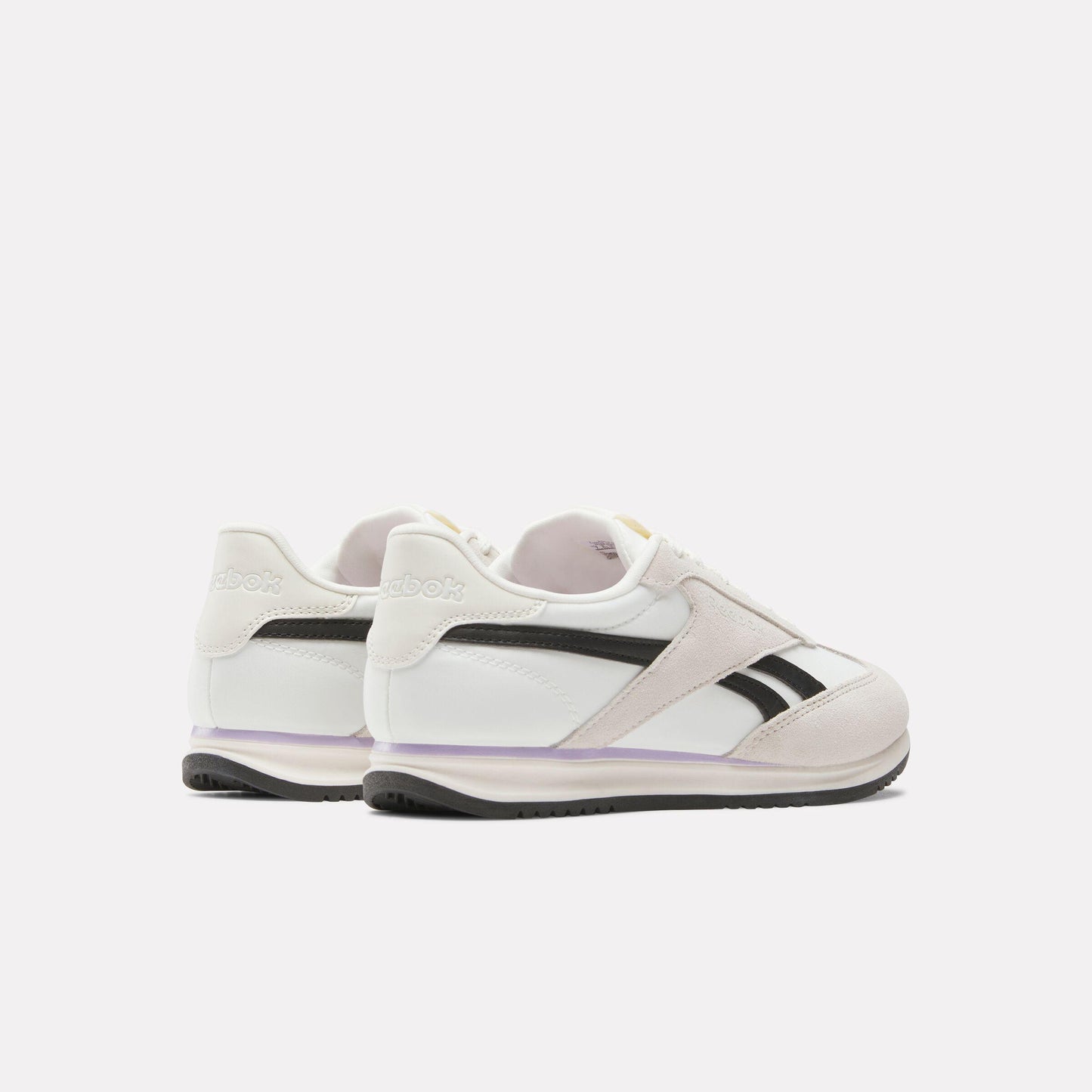 Reebok Footwear Women World 70 Shoes WHITE/PURPLE/WHITE