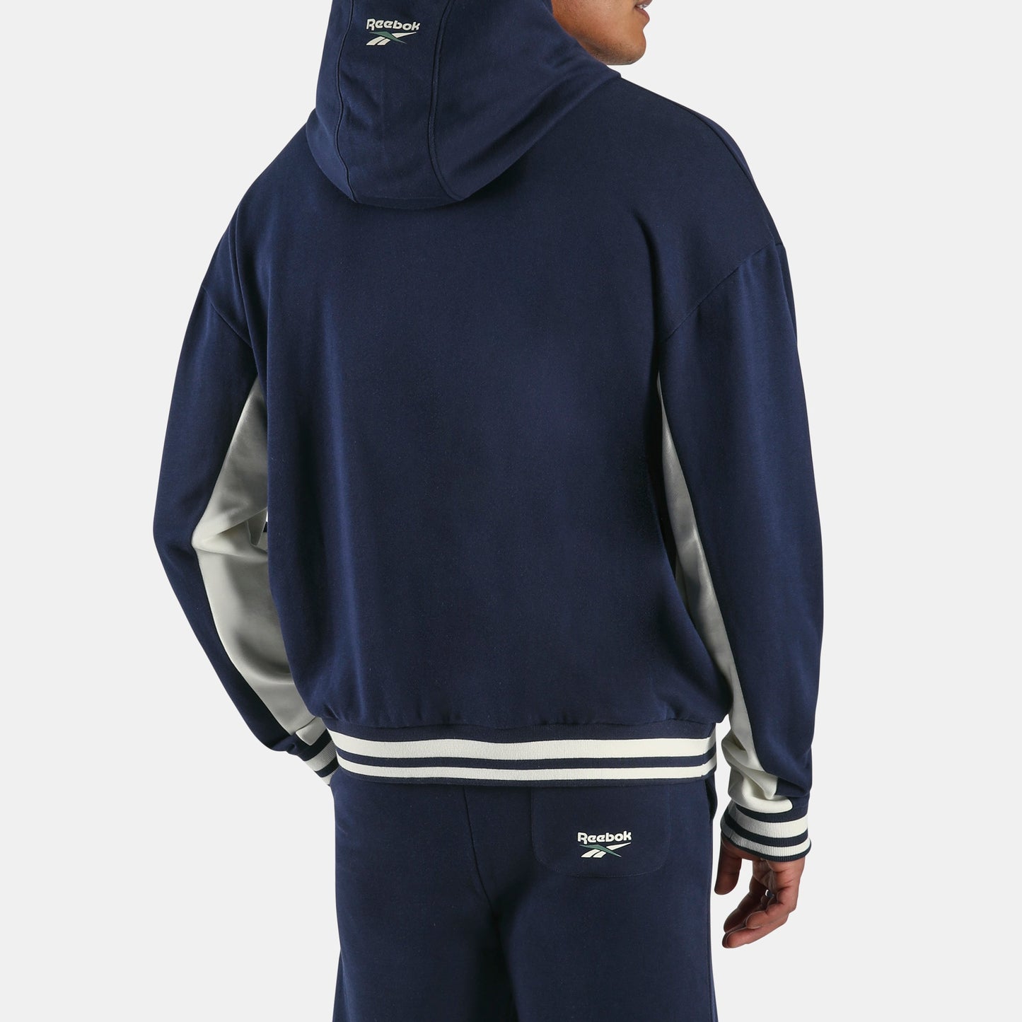 REEBOK APPAREL MEN Lawn Club French Terry Hoodie VECTOR NAVY