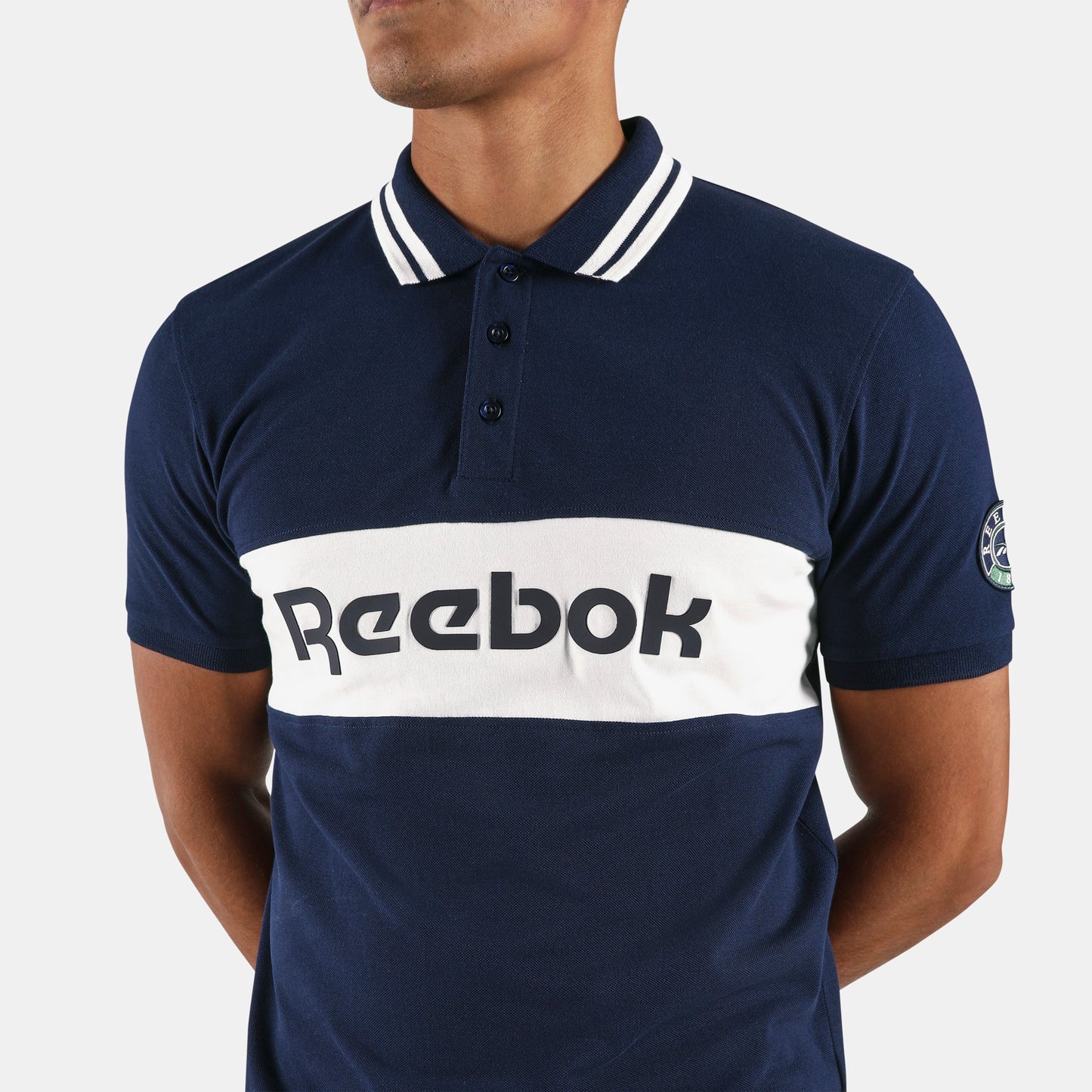 REEBOK APPAREL MEN Lawn Club Polo Shirt VECTOR NAVY