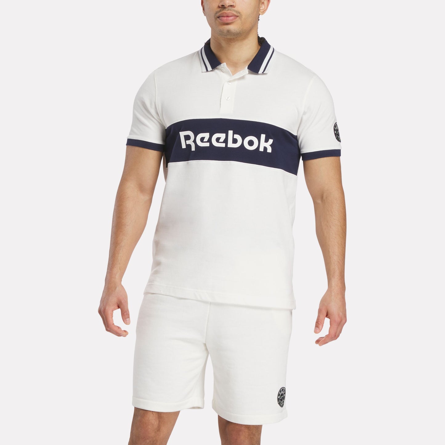 REEBOK APPAREL MEN Lawn Club Polo Shirt CHALK