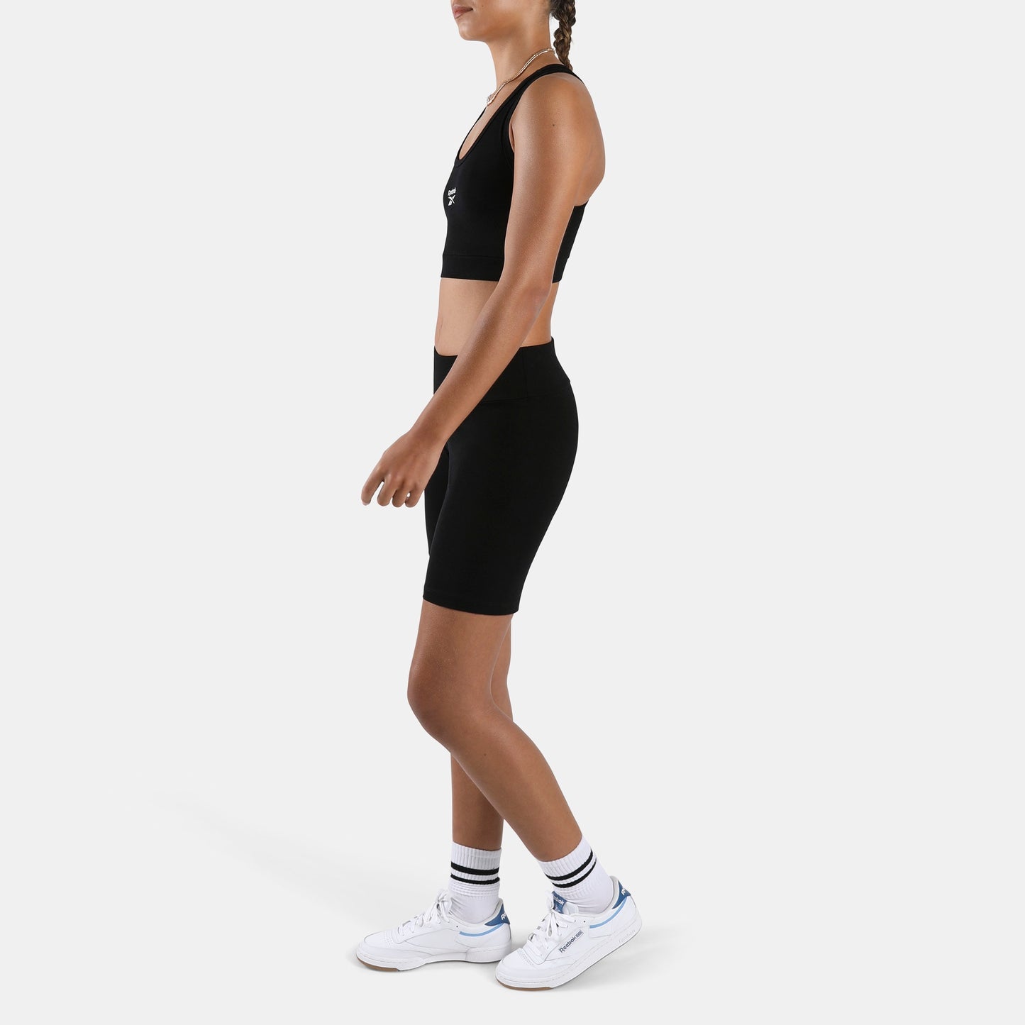 REEBOK APPAREL WOMEN ID Cotton Bralette BLACK