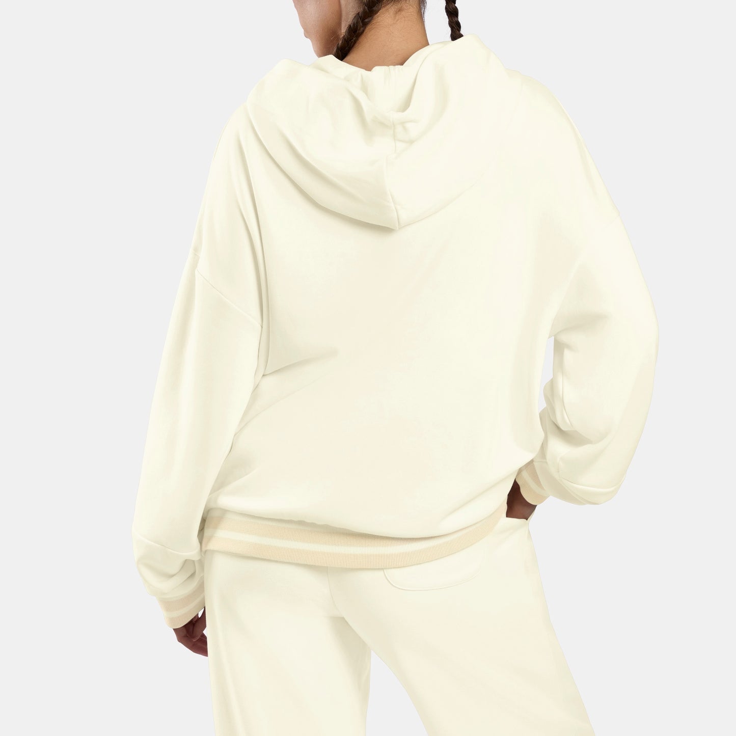 REEBOK APPAREL WOMEN Lawn Club Oversized Hoodie CHALK