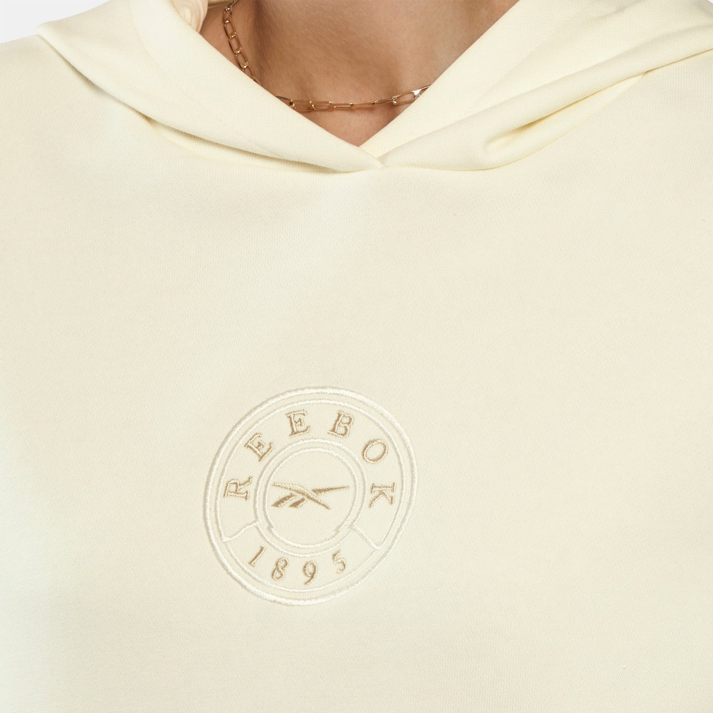 REEBOK APPAREL WOMEN Lawn Club Oversized Hoodie CHALK