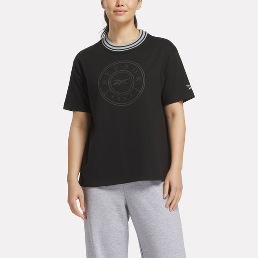 REEBOK APPAREL WOMEN Lawn Club T-Shirt BLACK