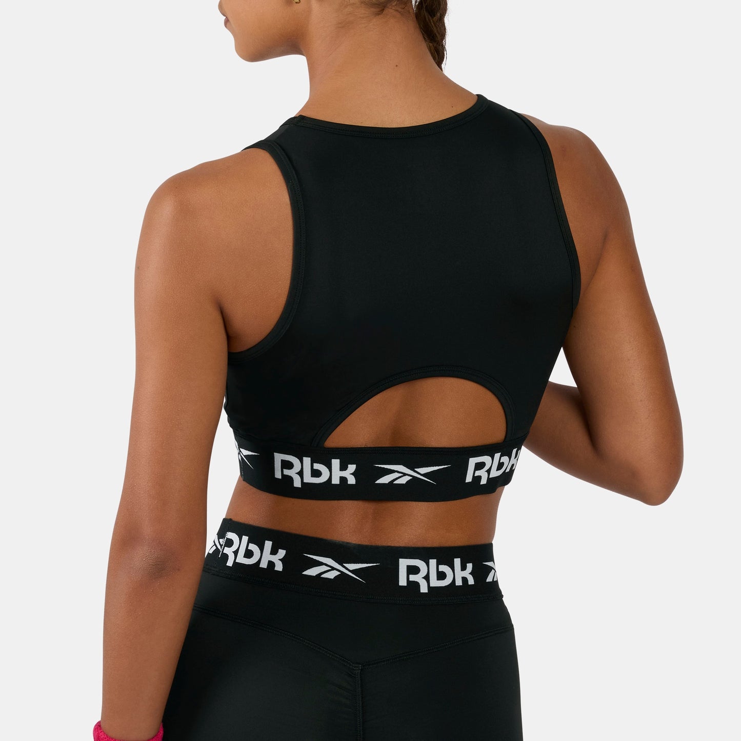 REEBOK APPAREL WOMEN ID Train Cutout Bralette BLACK