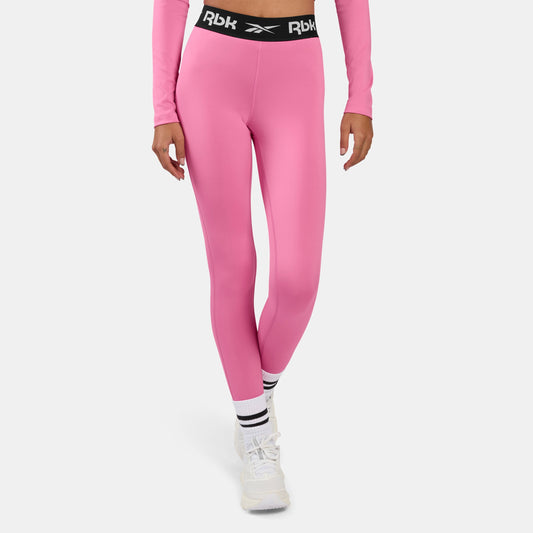 REEBOK APPAREL WOMEN ID Train Ruched Leggings PLAYFUL PINK