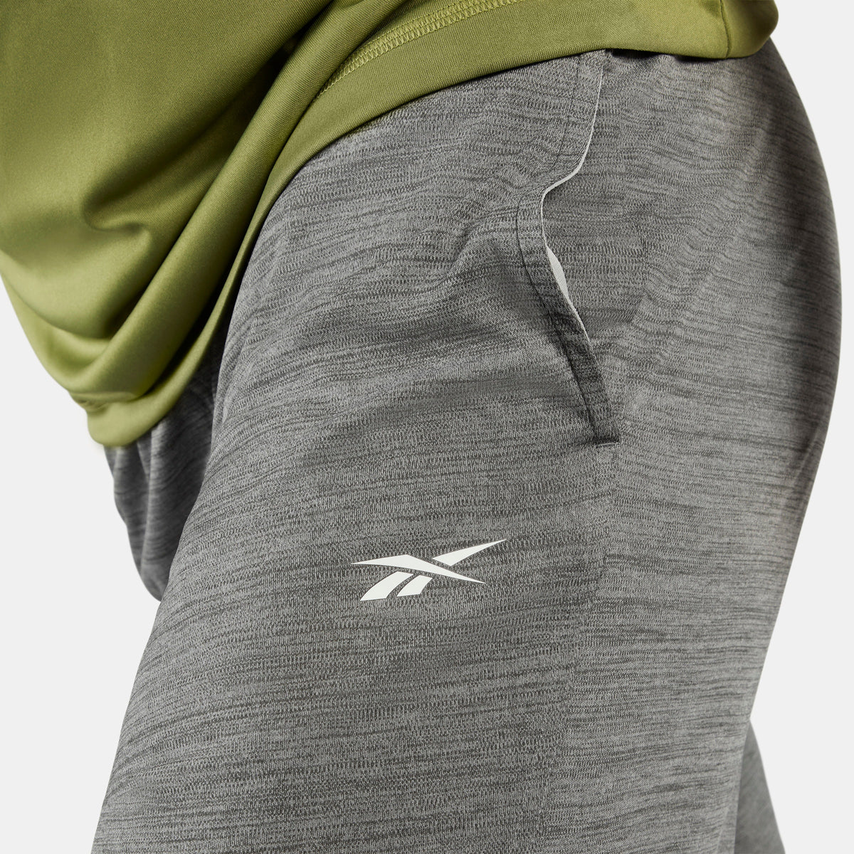REEBOK APPAREL MEN ID Train Knit Shorts GREY 5