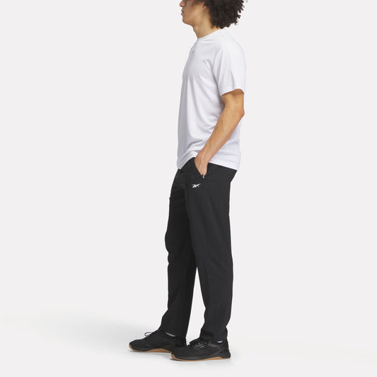 REEBOK APPAREL MEN ID TRAIN WOVEN PANTS MEN BLACK