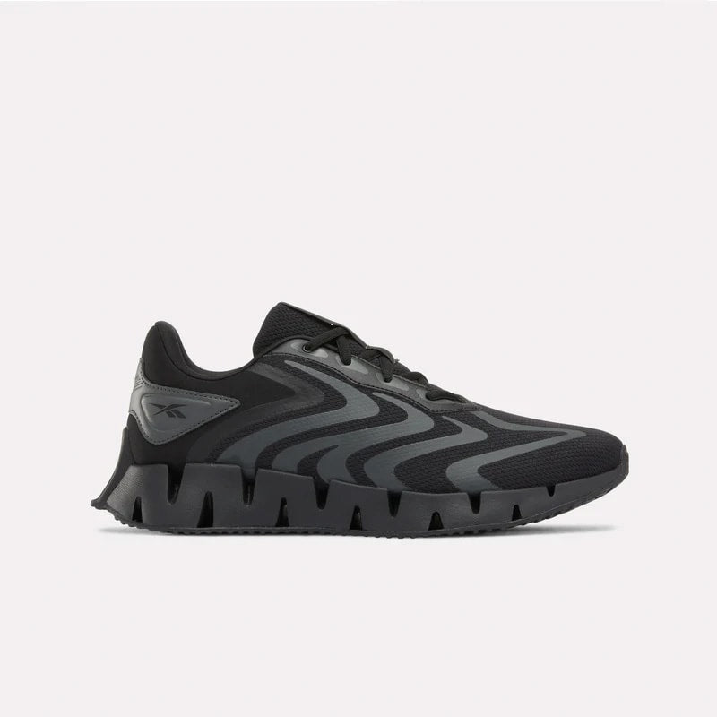 REEBOK FOOTWEAR UNISEX Zig Rise Running Shoes BLACK/GREY 6
