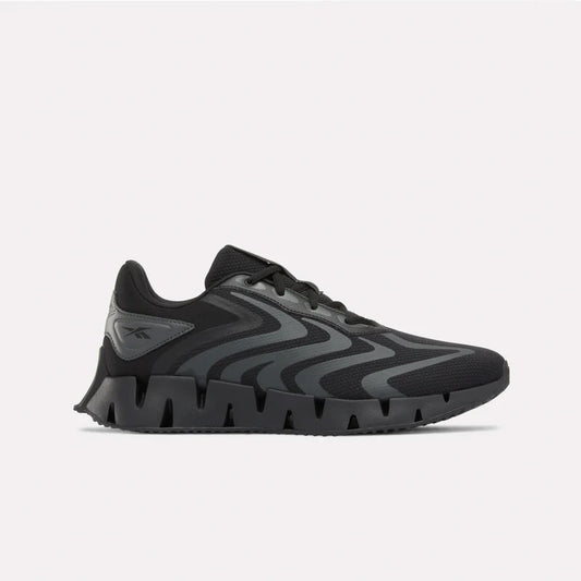 REEBOK FOOTWEAR UNISEX Zig Rise Running Shoes BLACK/GREY 6