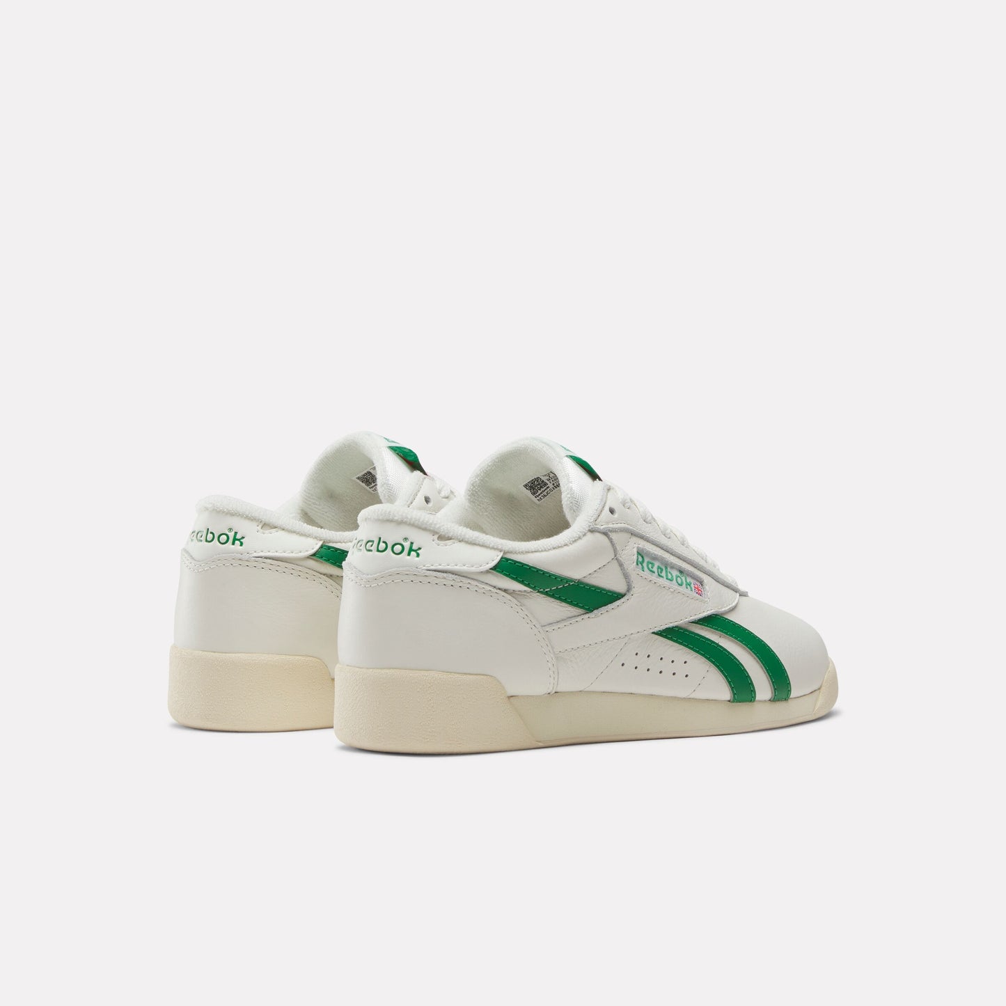 REEBOK FOOTWEAR WOMEN Freestyle Lo Shoes CHALK/GLENGREEN/PAPERWHITE