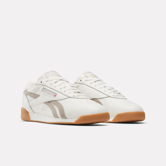 REEBOK FOOTWEAR WOMEN Freestyle Lo Shoes CHALK/GRAINYGREY/GUM