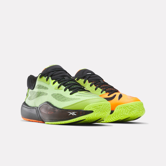 REEBOK FOOTWEAR UNISEX Engine A 26 Basketball Shoes ATOMIC TANGERINE/DIGITAL LIME/