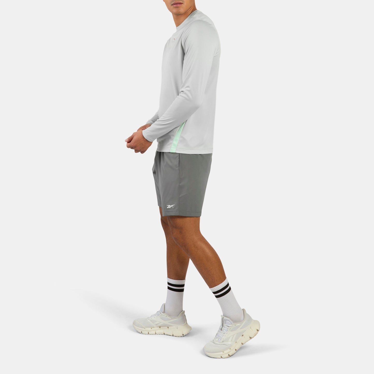 REEBOK APPAREL MEN Workout Ready Woven Shorts GREY 5