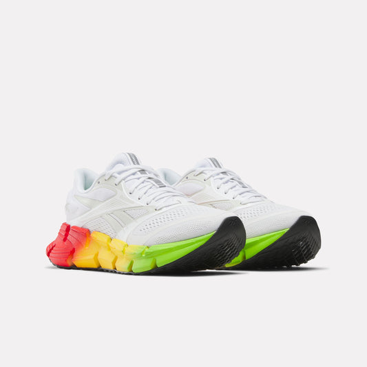 REEBOK FOOTWEAR WOMEN Floatzig 2 Running Shoes WHITE/RED
