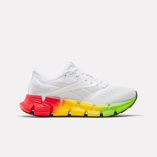 REEBOK FOOTWEAR WOMEN Floatzig 2 Running Shoes WHITE/RED