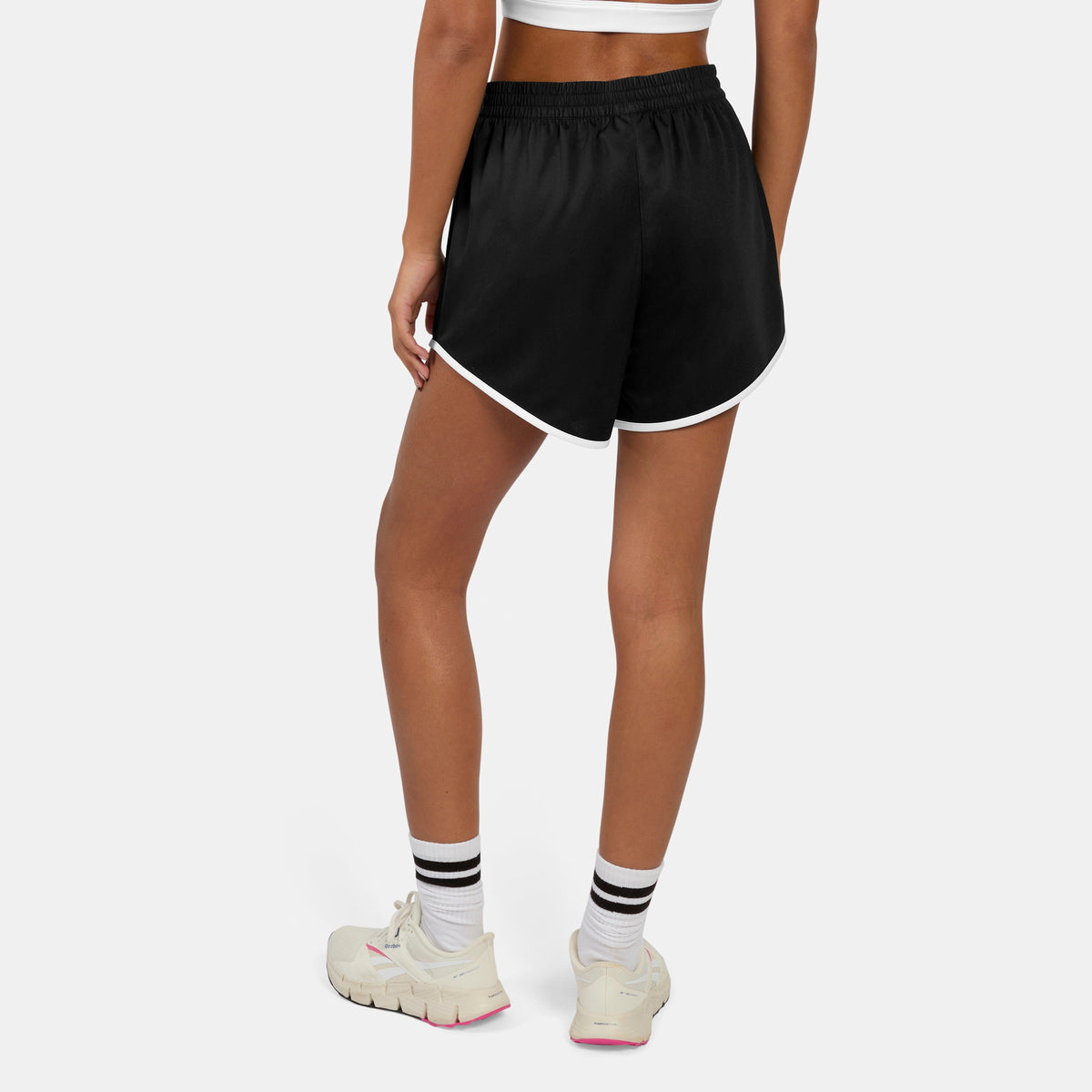 REEBOK APPAREL WOMEN ID Train Knit Shorts BLACK