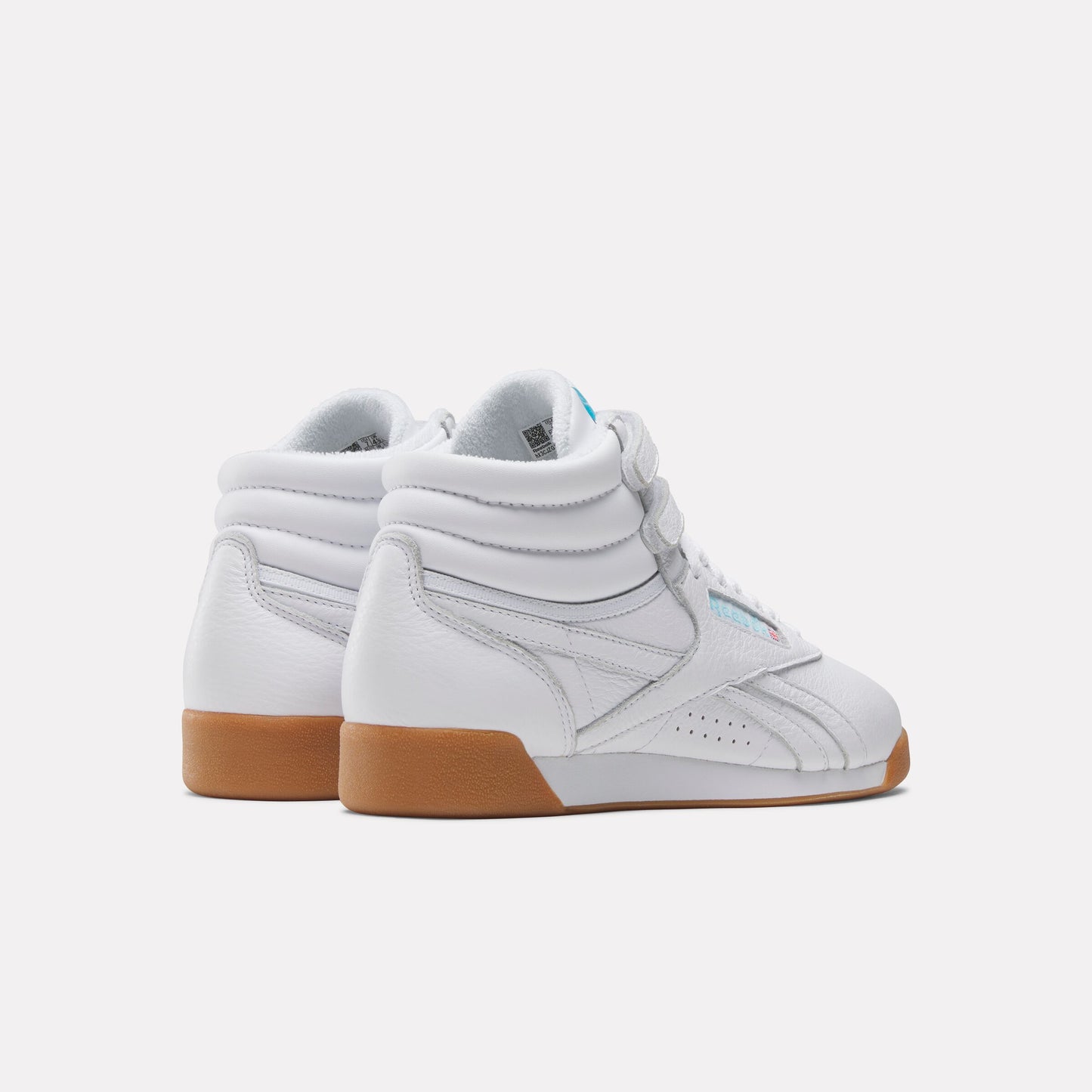 REEBOK FOOTWEAR WOMEN Freestyle Hi Shoes FTWRWHITE/BLUE/GUM