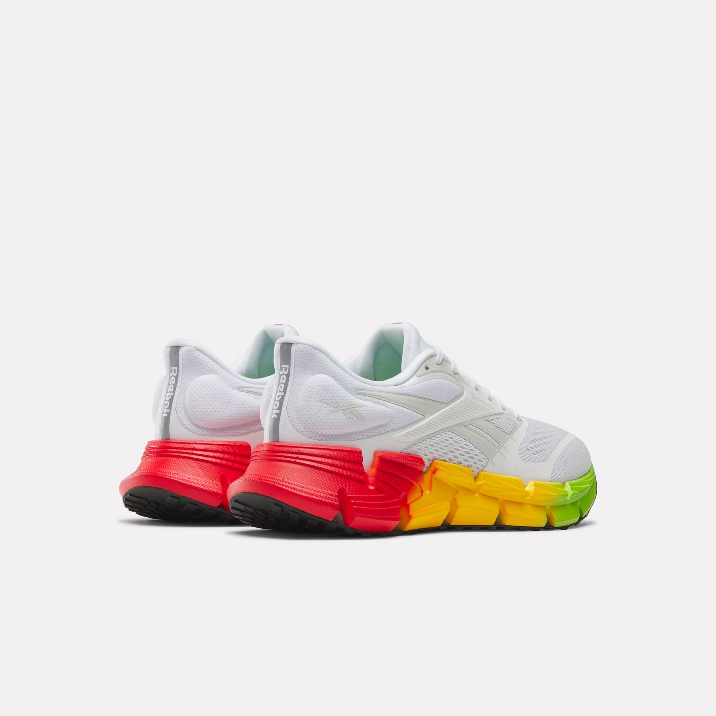 REEBOK FOOTWEAR MEN FloatZig 2 SoleMates Running Shoes WHITE/RED