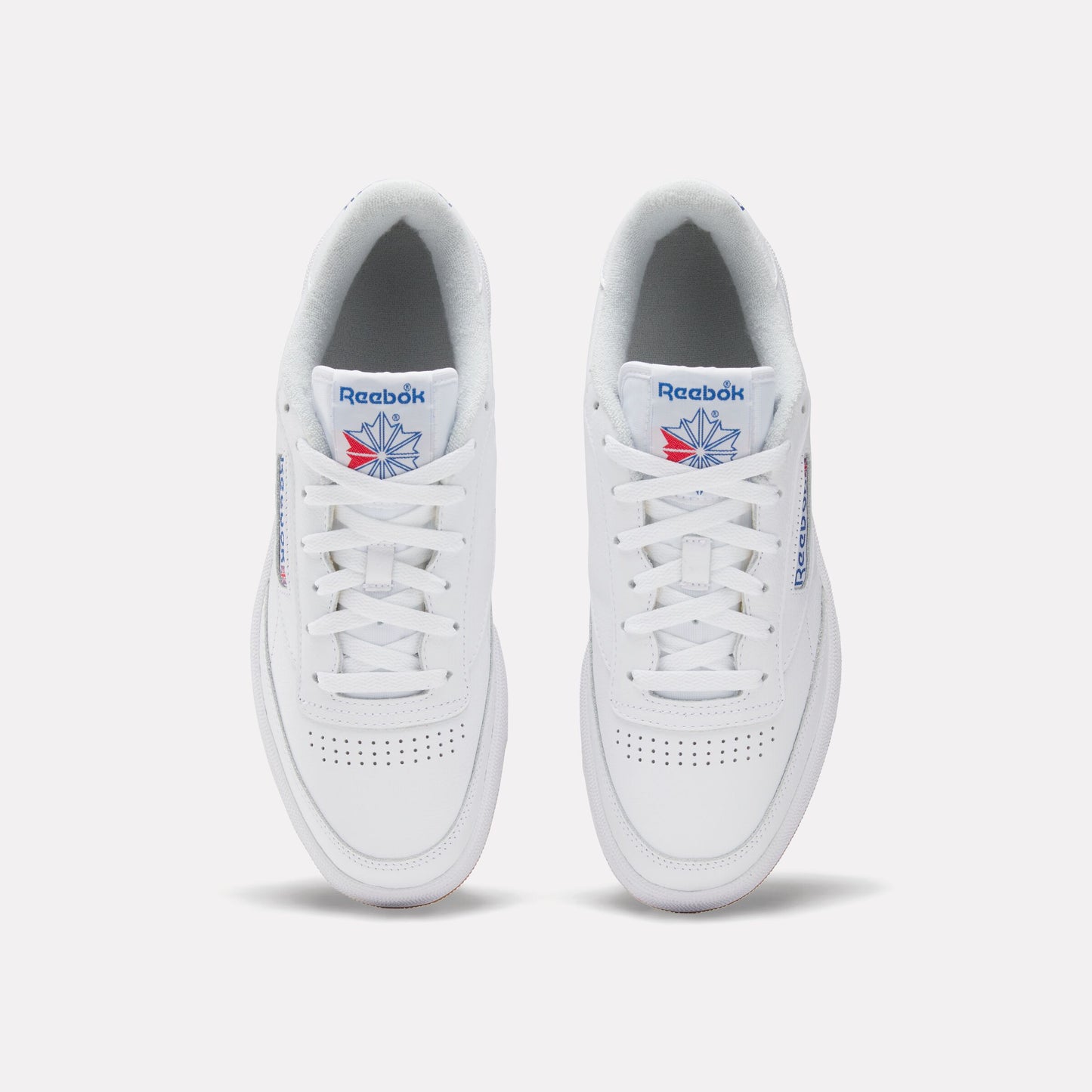 REEBOK FOOTWEAR MEN Club C 85 Shoes FTWRWHITE/BLUE/GUM