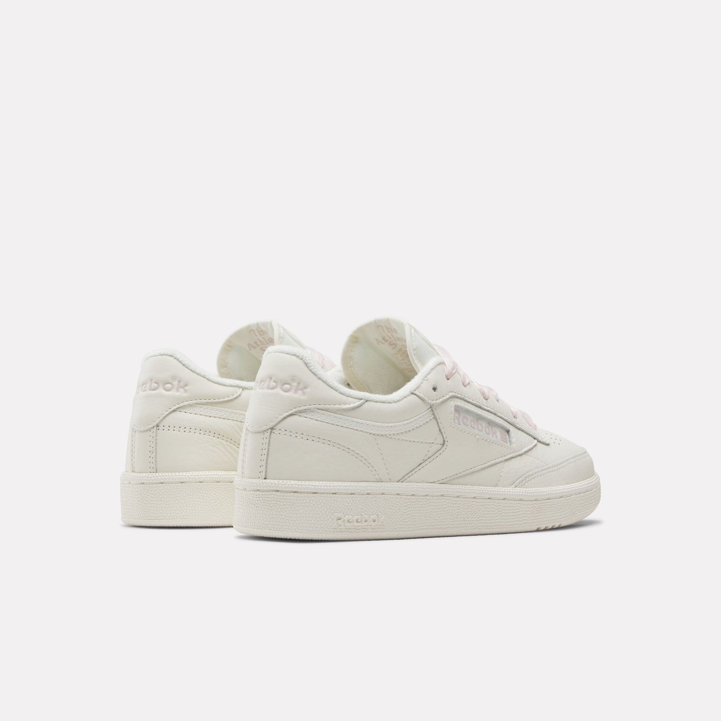 REEBOK FOOTWEAR WOMEN Club C 85 Vintage Shoes CHALK/ELEMENTALPINK/GUM