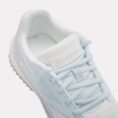 Reebok Footwear Women Reebok Motion Edge Shoes WHITE/GLASS BLUE/DIGITAL GLEAM