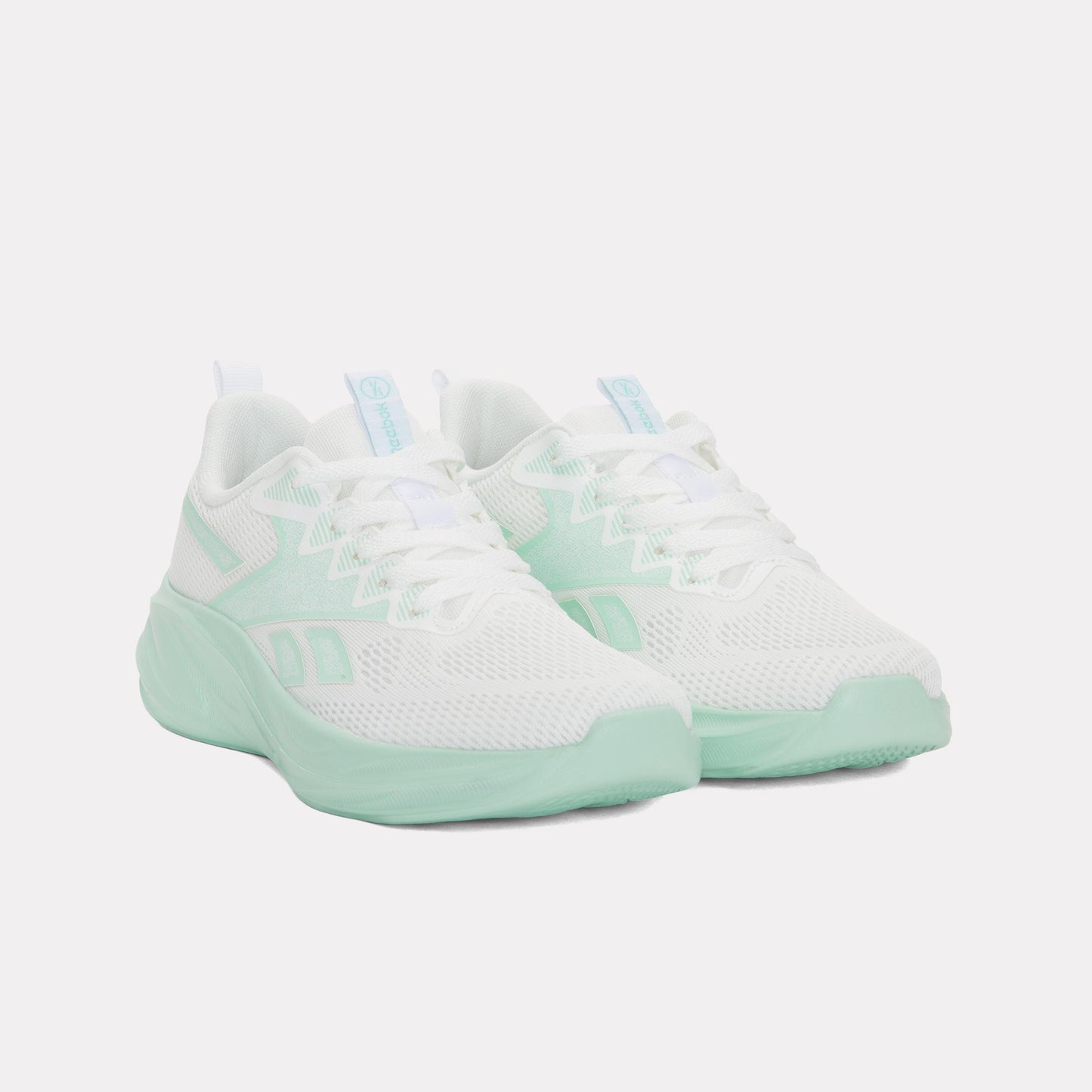 Reebok Footwear Men Reebok Tempo Core Shoes WHITE/GLITCH AQUA