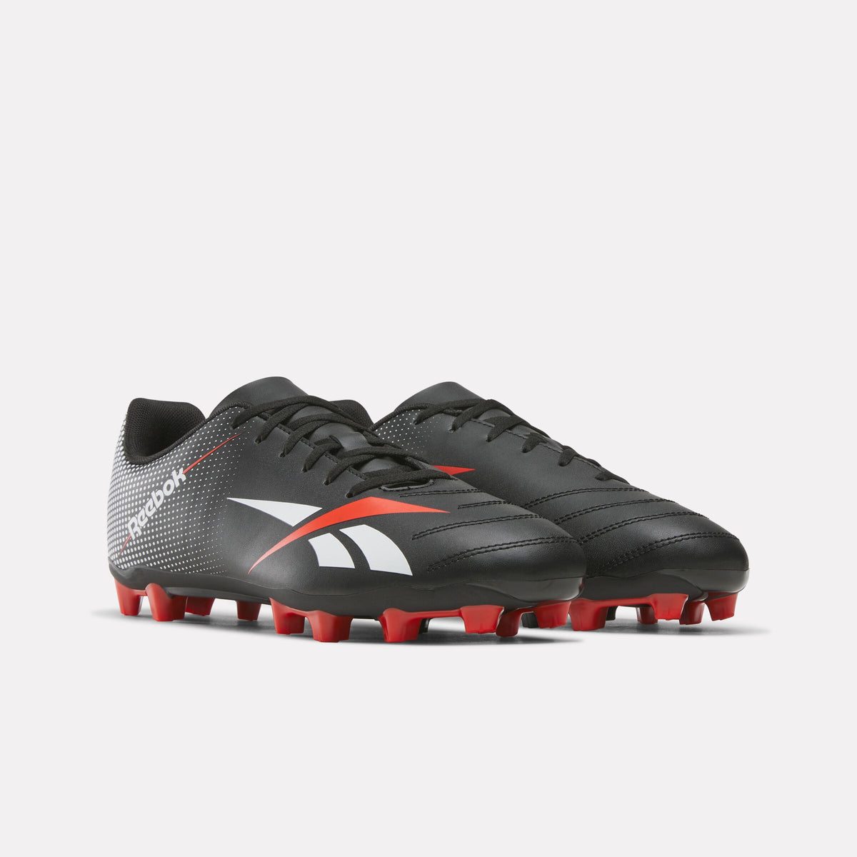 REEBOK FOOTWEAR UNISEX Strike Multi Ground Soccer Cleats BLACK/RED
