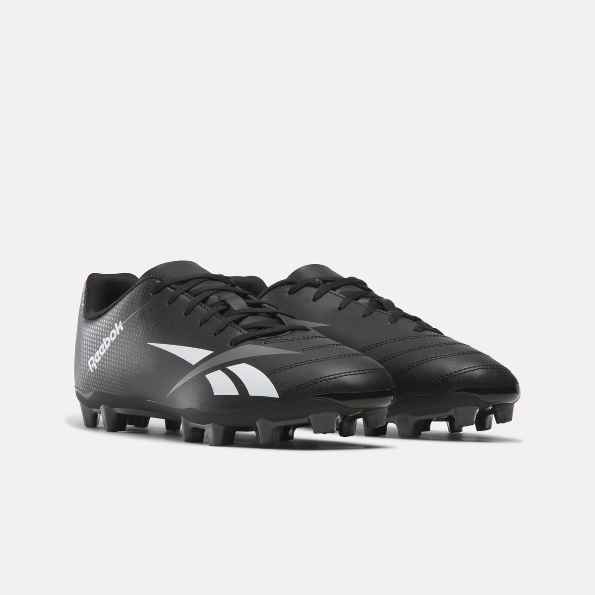 REEBOK FOOTWEAR UNISEX Strike Multi Ground Soccer Cleats BLACK/GREY